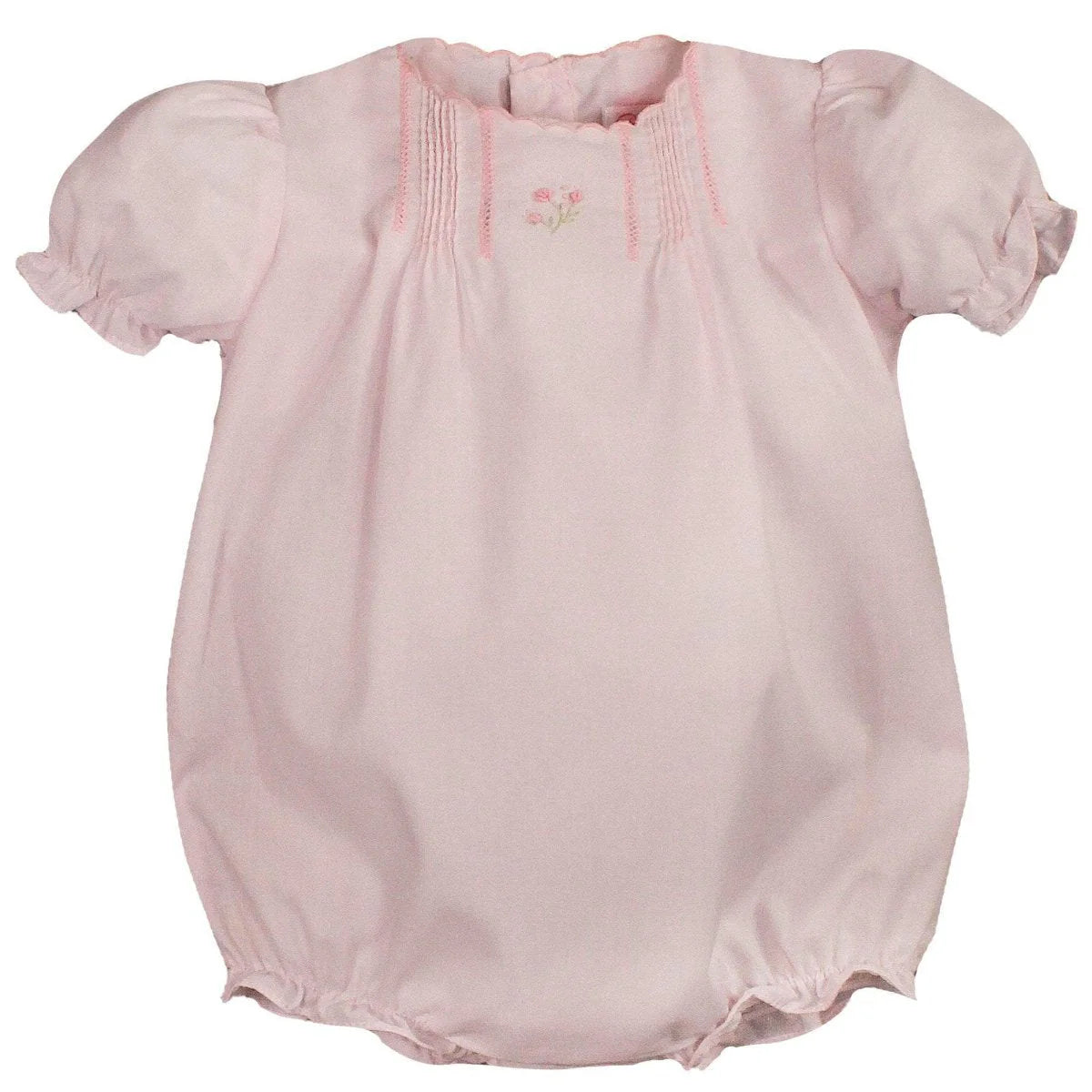 Light Pink Floral Embroidered Bubble