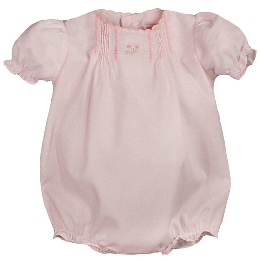 Light Pink Floral Embroidered Bubble