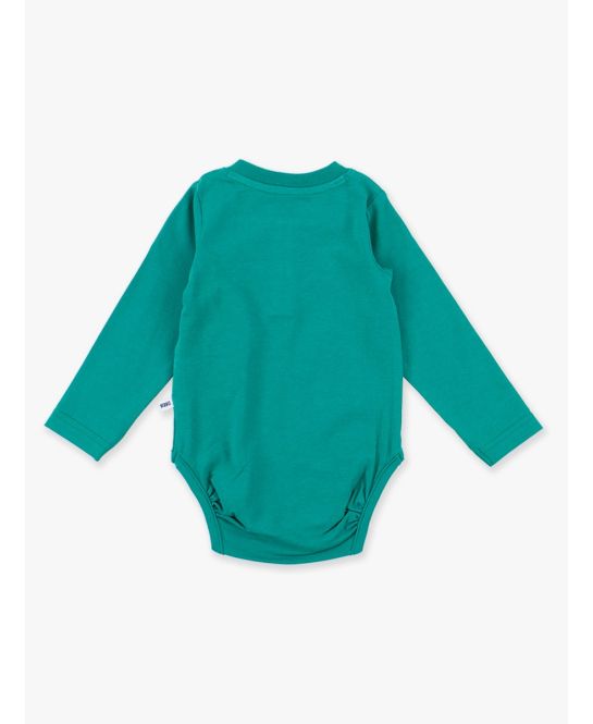 Emerald Green Knit Henley Bodysuit