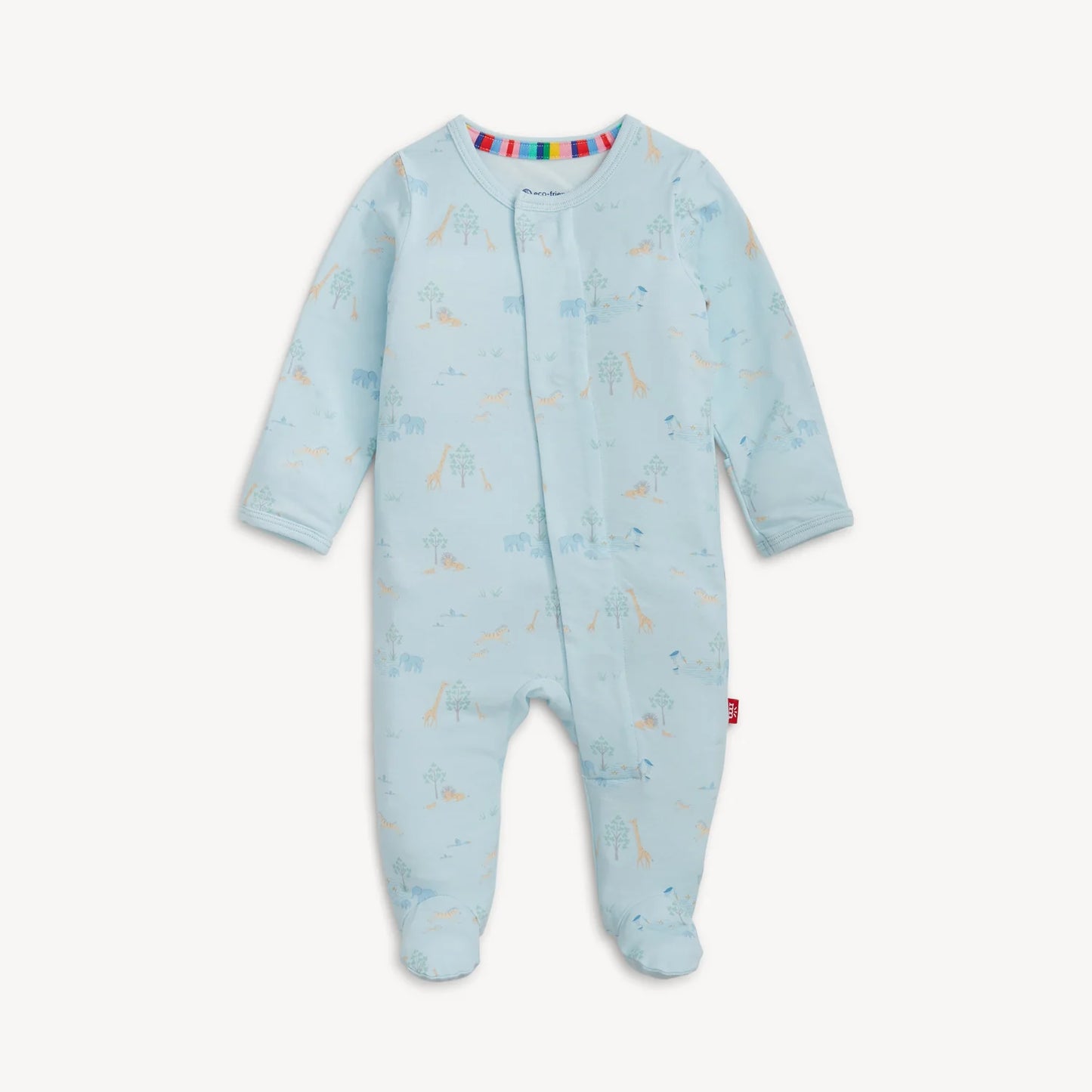 Blue Serene Safari Footie