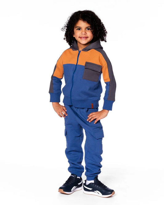 Fleece Color Block Jacket