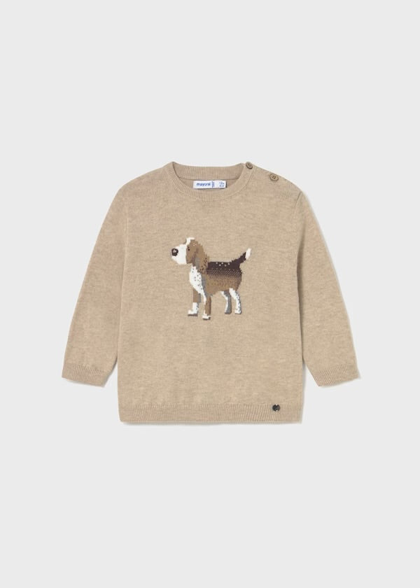 Puppy Beige Sweater