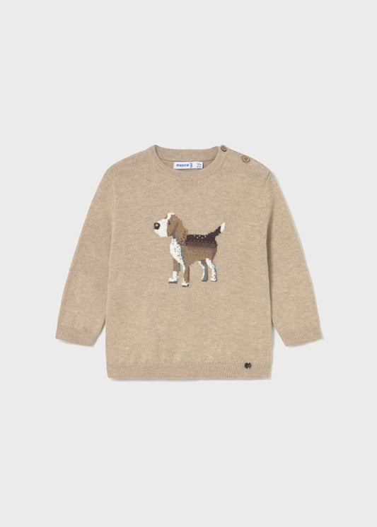 Puppy Beige Sweater