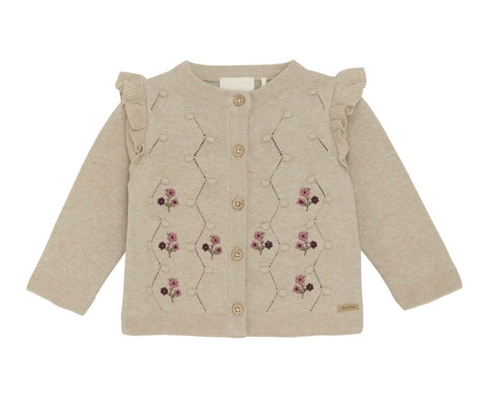 Floral Knit Cardigan