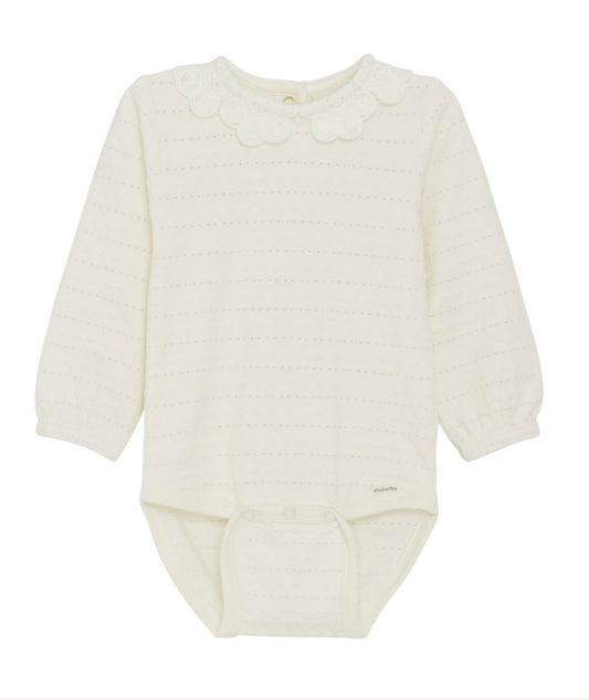 Ivory Crochet Bodysuit