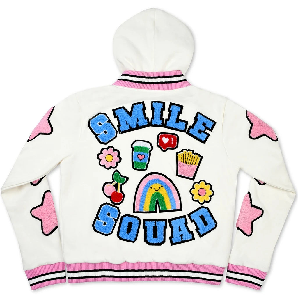 Smile Squad Sweatshirt Jacket