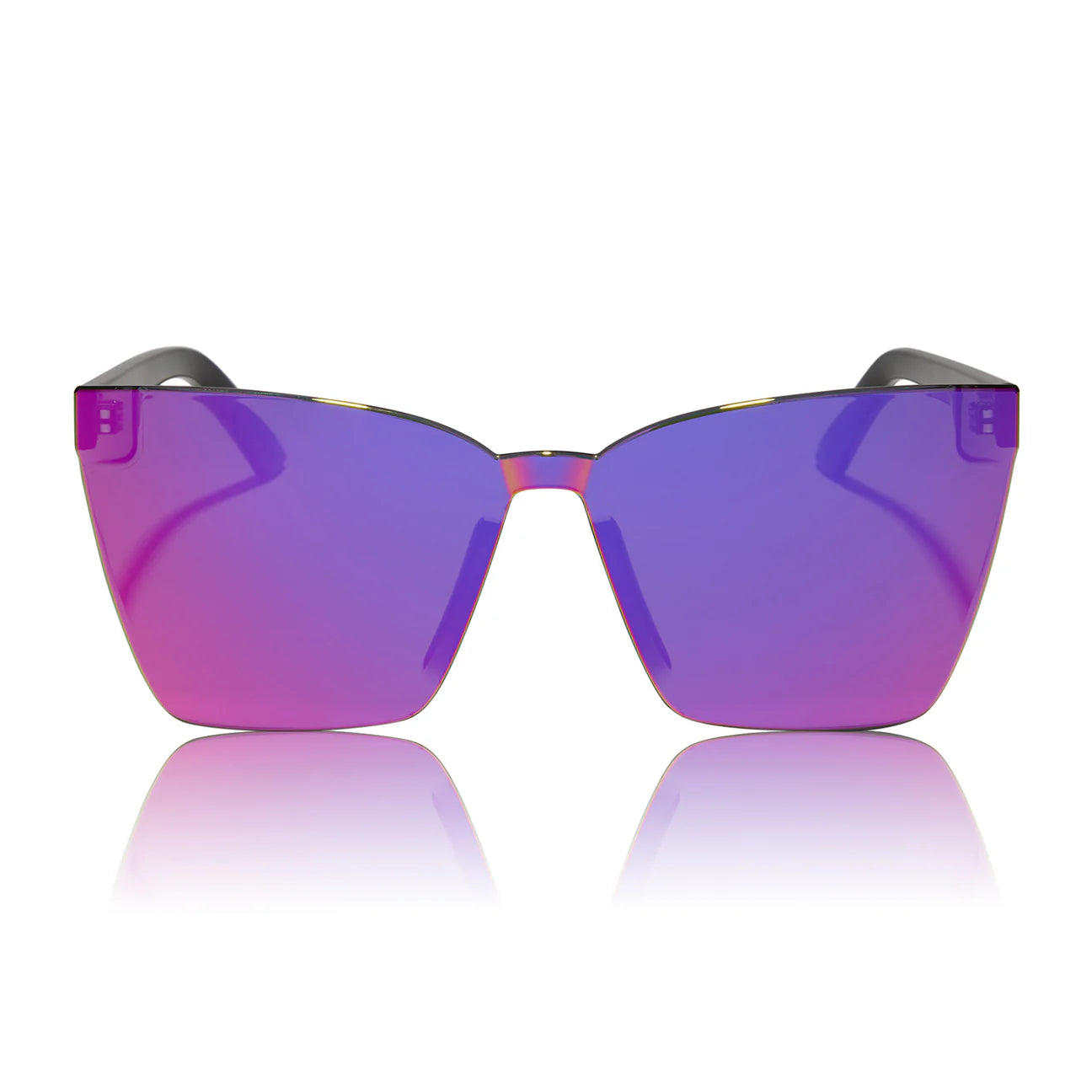 Glendale Black & Candy Pink Sunglasses