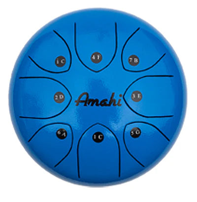 6” Steel Tongue Drum Blue