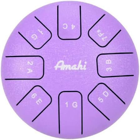 6” Steel Tongue Drum Purple