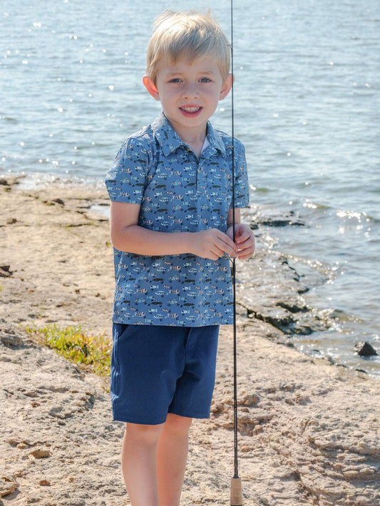 Lil Angler Performance Polo