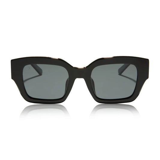 Amore Black & Grey Polarized Sunglasses