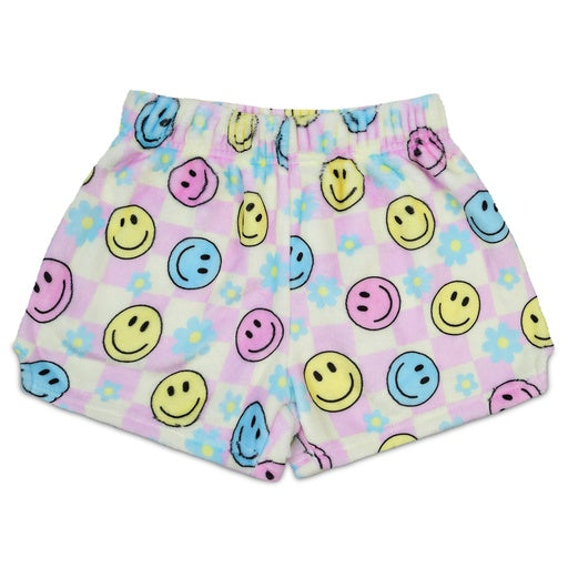 Smile Check Plush Short