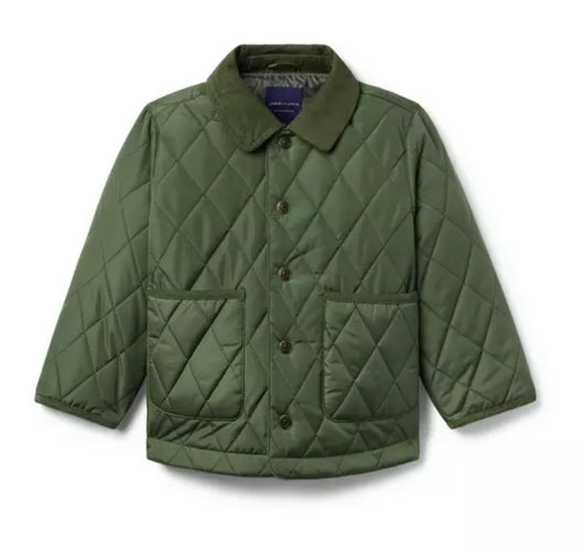 The Quilted Barn Jacket Olive