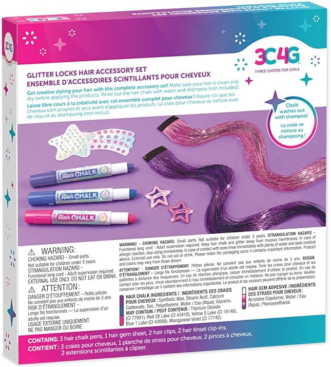 Imagination Land Glitter Locks Hair Accessory Set