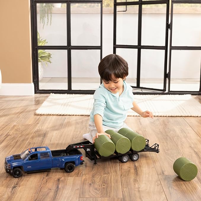 Chevy Pickup and Trailer with Lights & Sounds