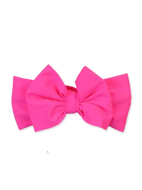 Neon Magenta Swim Bow Headband