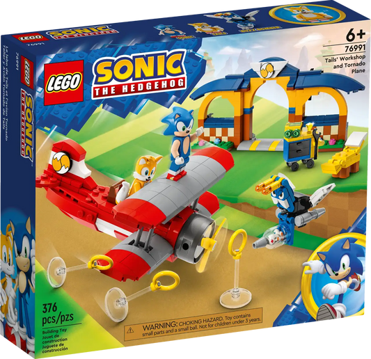 Lego Tails' Workshop and Tornado Plane
