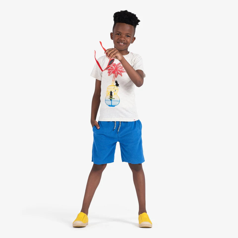 Blue Camp Shorts