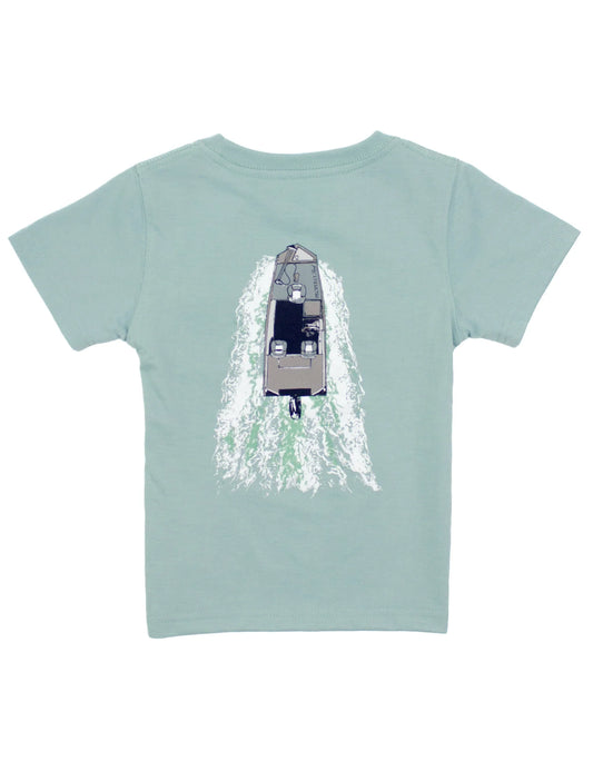 Boys On The Water Tee Marine Mist