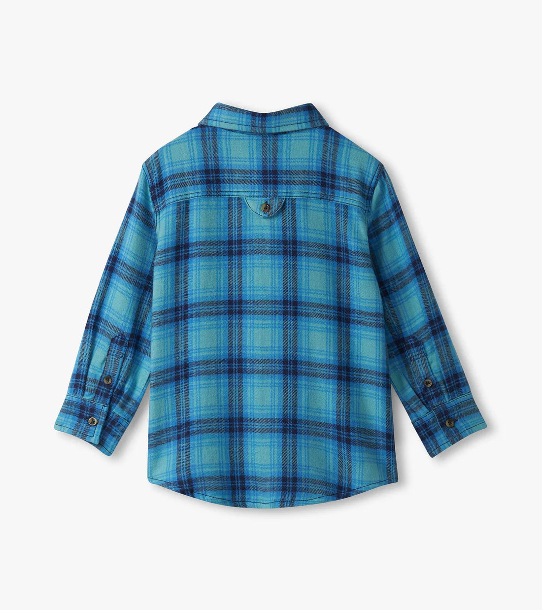 Blue Stone Plaid Button Down Shirt