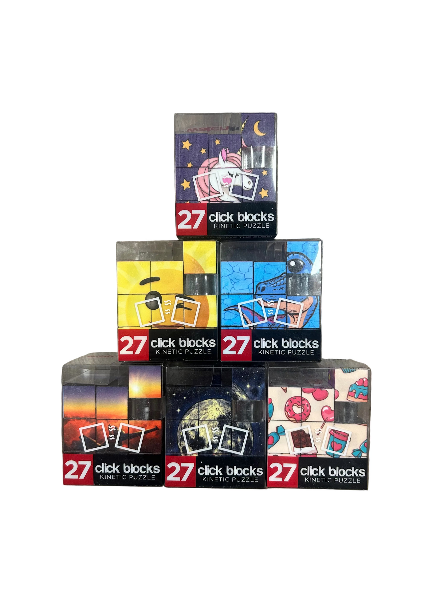 Assorted 27pc Click Blocks Puzzle