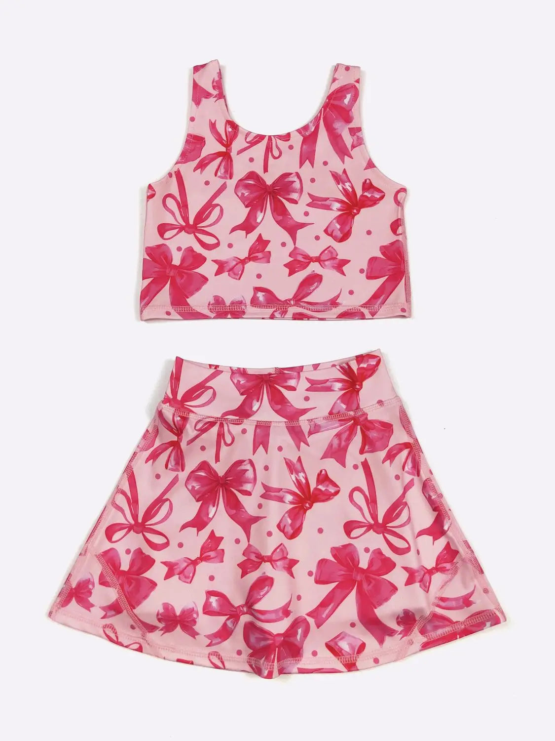 Fuchsia Coquette Skort Set