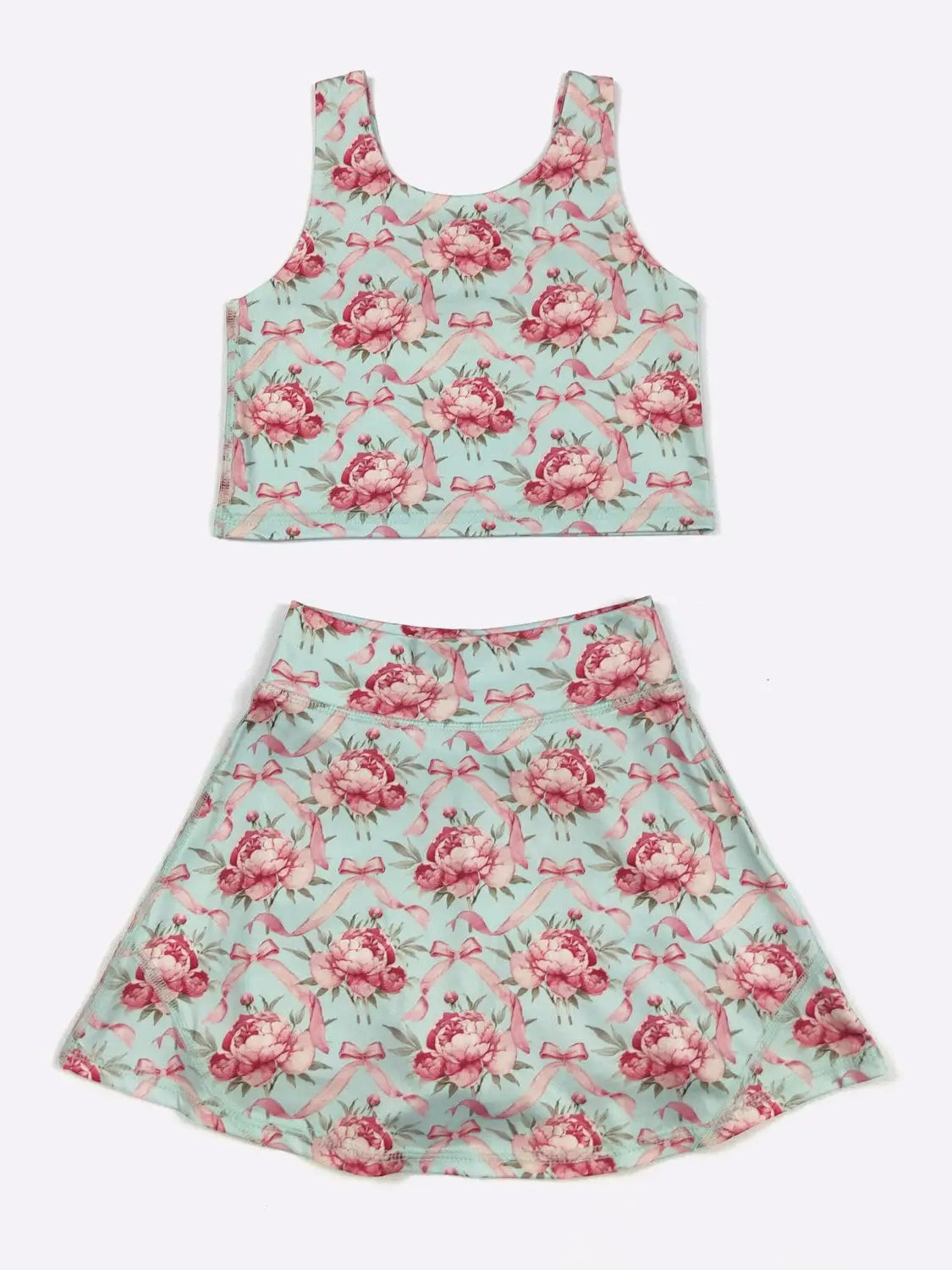 Blooming Coquette Girls Skort Set