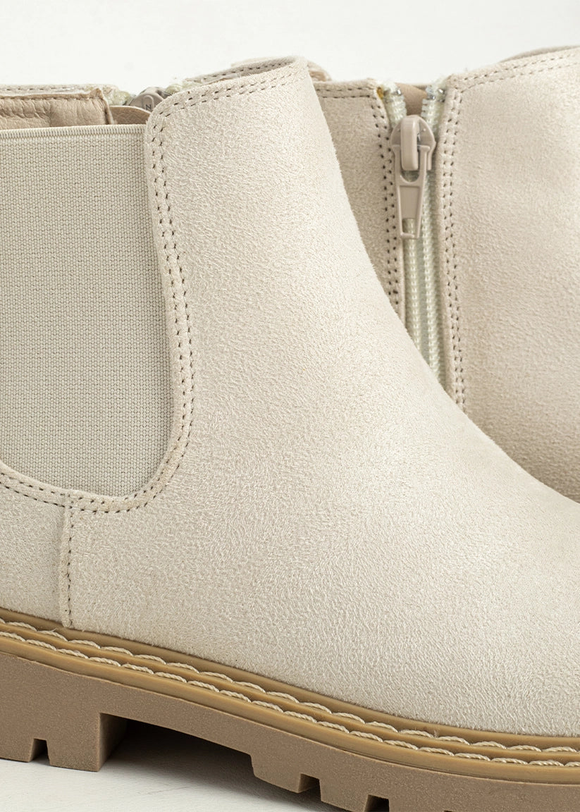 Light Grey Suede Zophie Mini