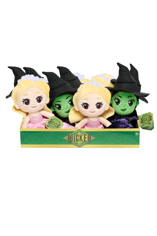 Wicked 8” Plush Doll - Glinda or Elphaba