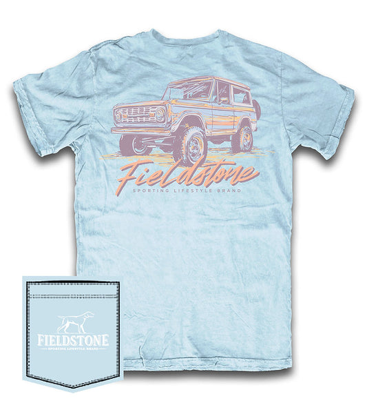 Neon Bronco Chambray Tee