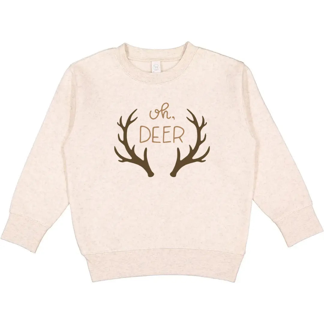 Oh, Deer Crewneck Crewneck Pullover