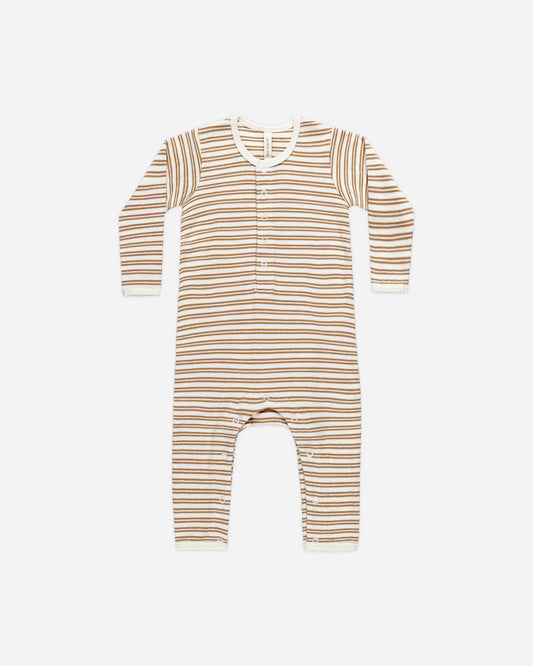 Ribbed Baby Jumpsuit Golden Stripe