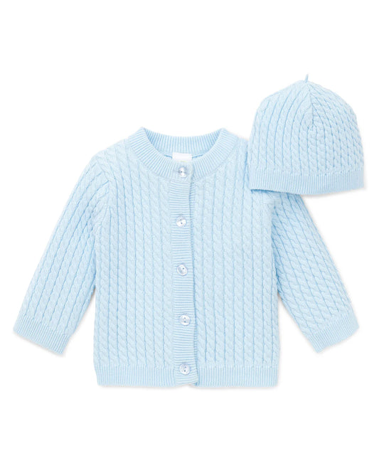 Light Blue Sweater & Hat Set