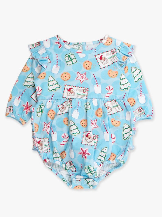 Santa Sweets Flutter Bubble Romper