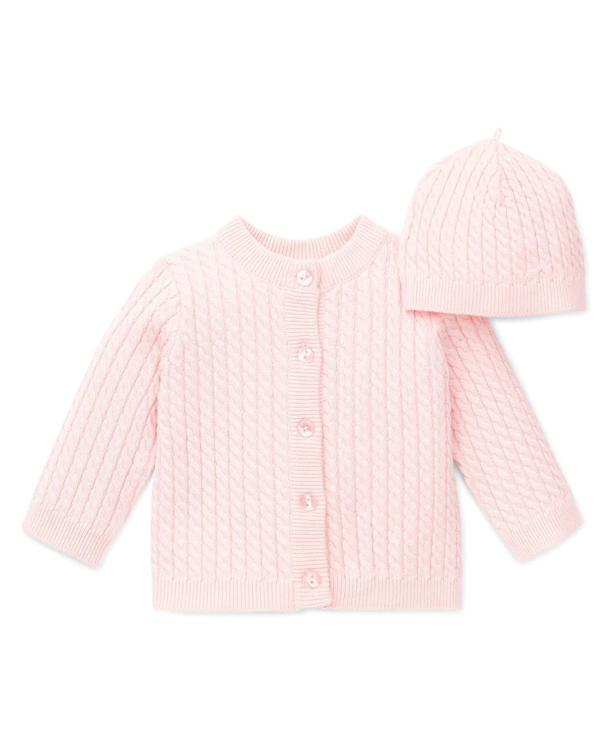 Light Pink Sweater & Hat Set