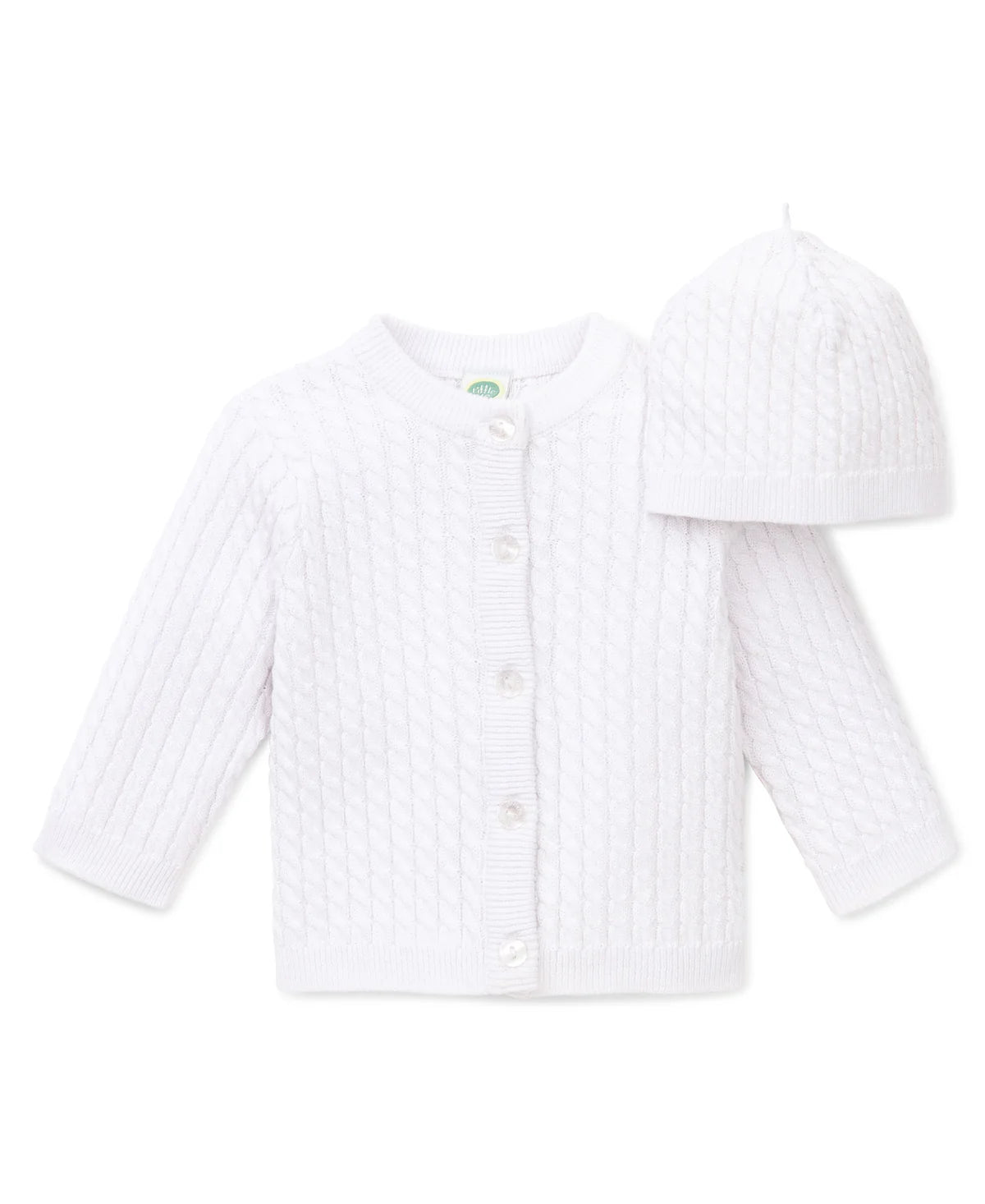 White Sweater & Hat Set