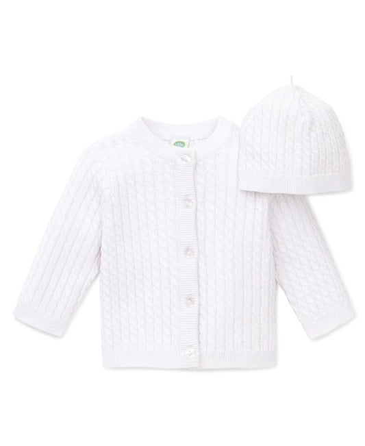 White Sweater & Hat Set