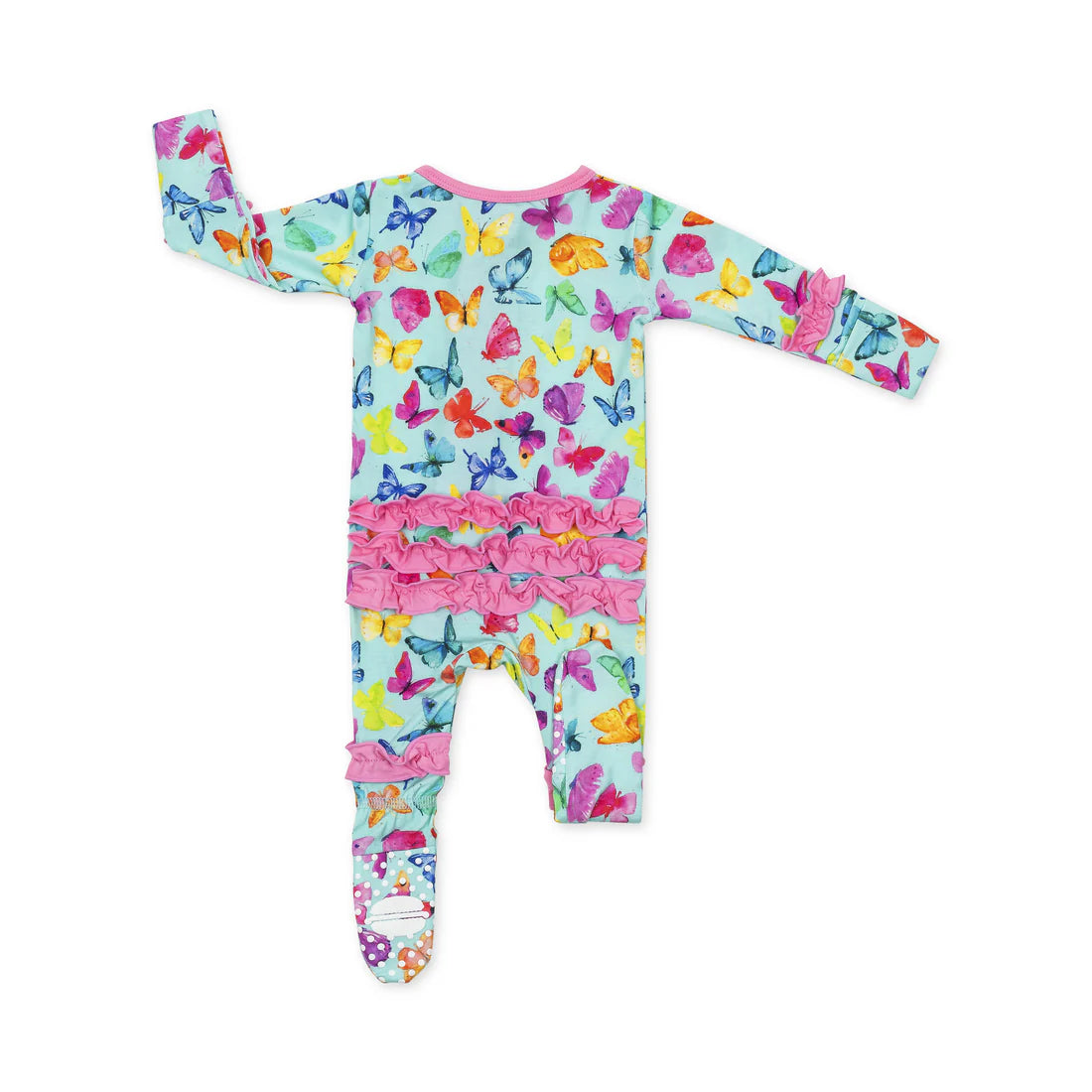 Butterflies Ruffle Footie