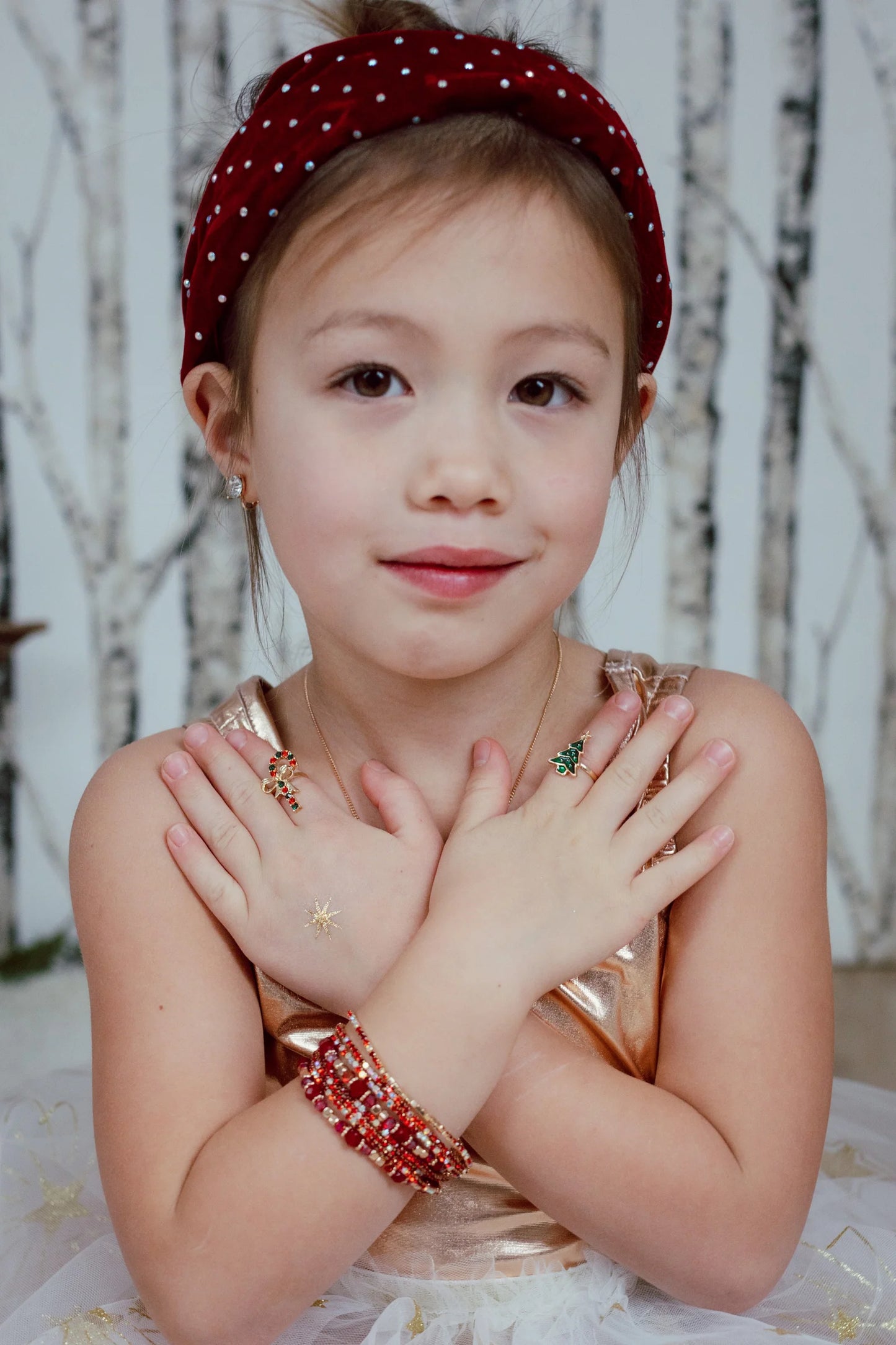 Ruby Red Bracelet Set