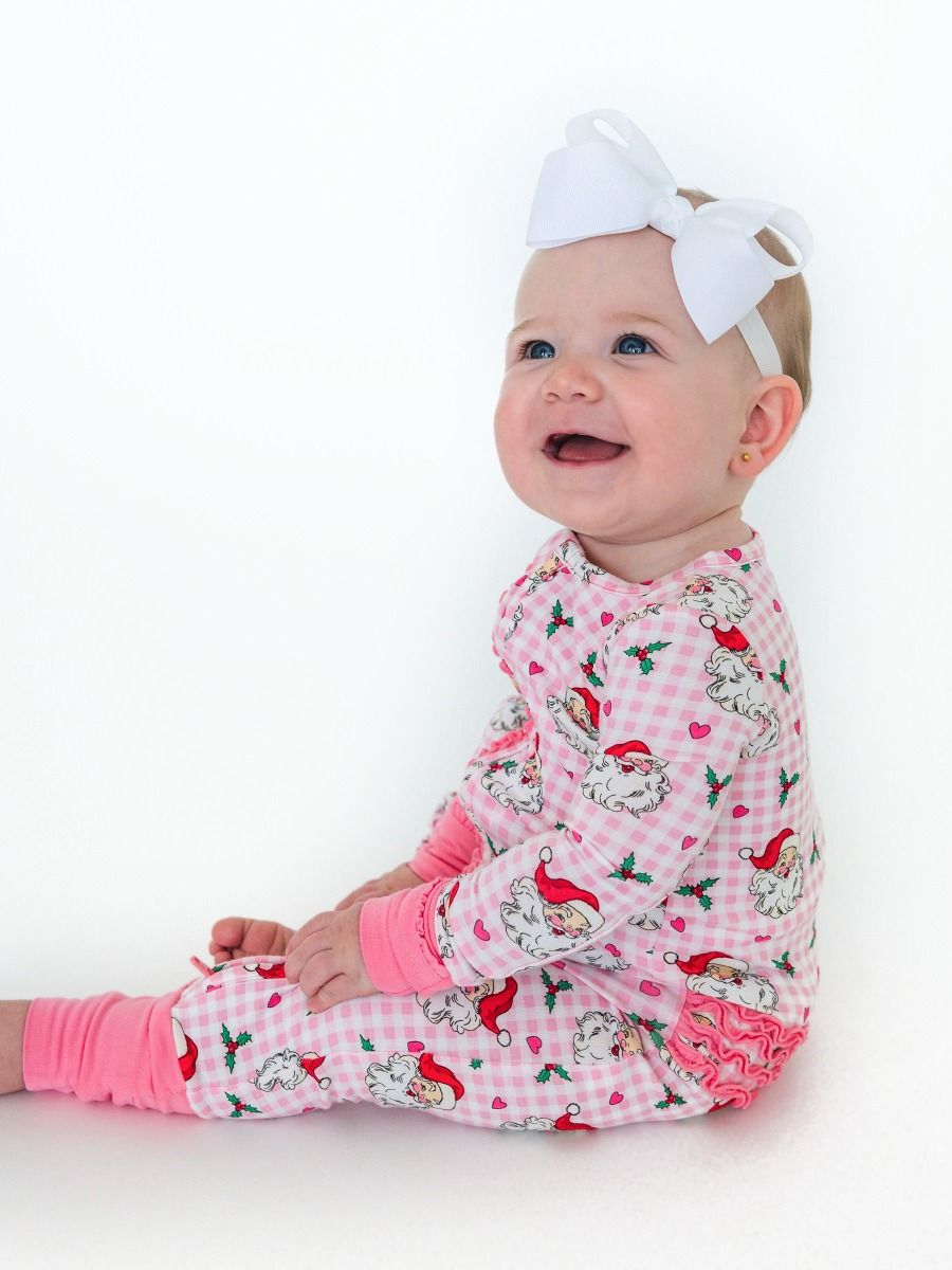 Pink Dear Sant Convertible Footie