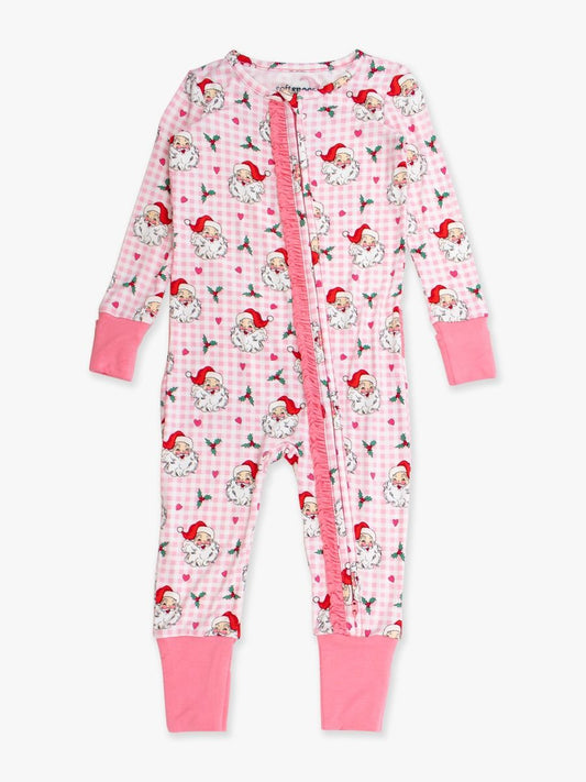 Pink Dear Sant Convertible Footie