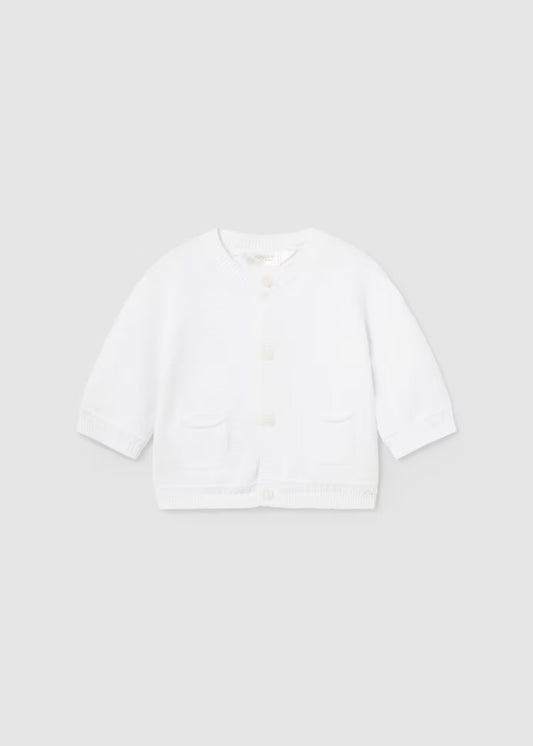 White Knit Cardigan
