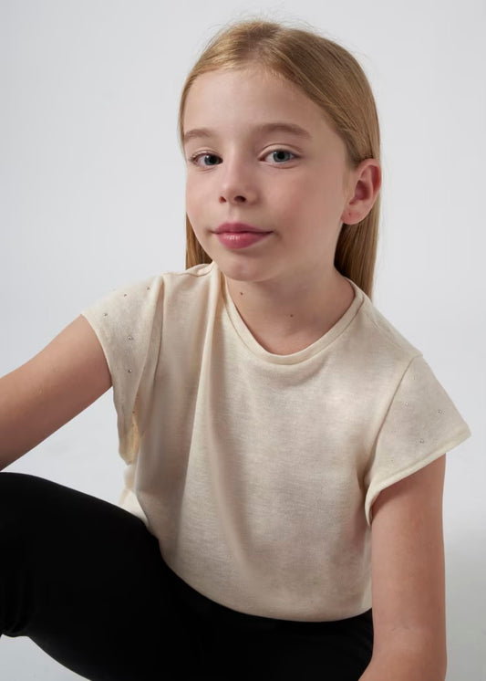 Champagne Stud Tee