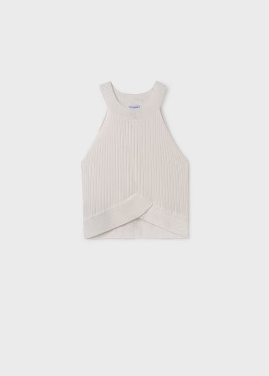 Cream Knit Tank