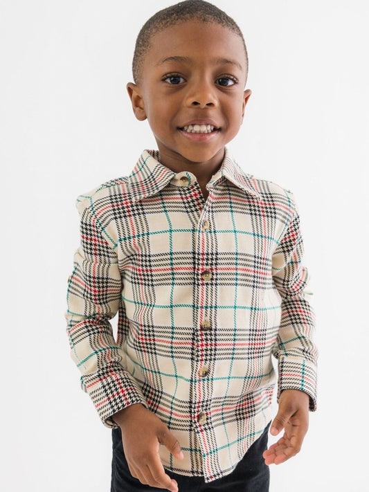 Tannen Plaid Button Down Shirt