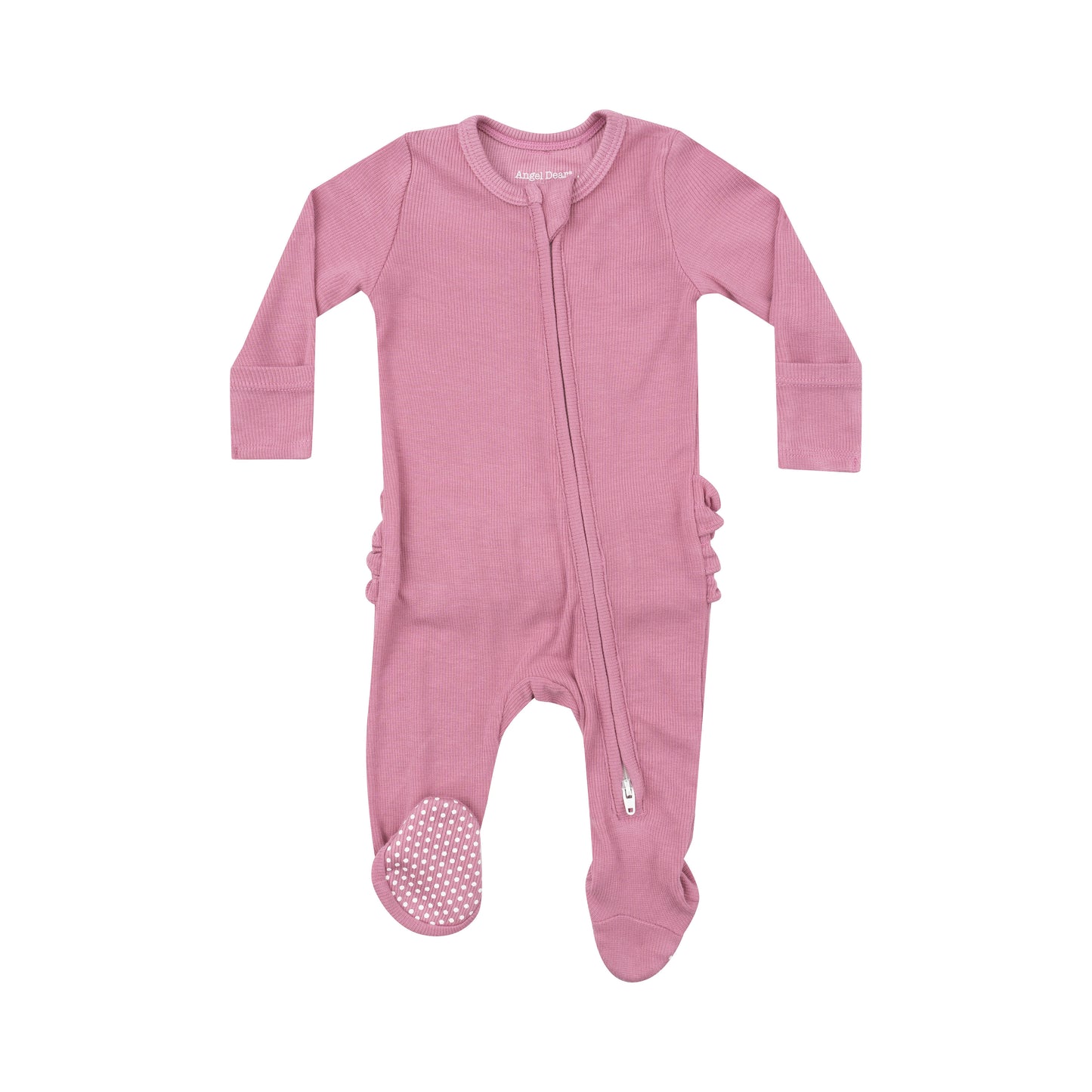 WILD ROSE 2 WAY ZIPPER RUFFLE FOOTIE