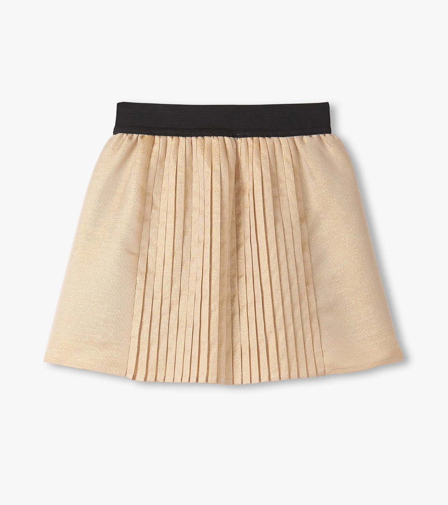 Gold Pleated Fun Skirt