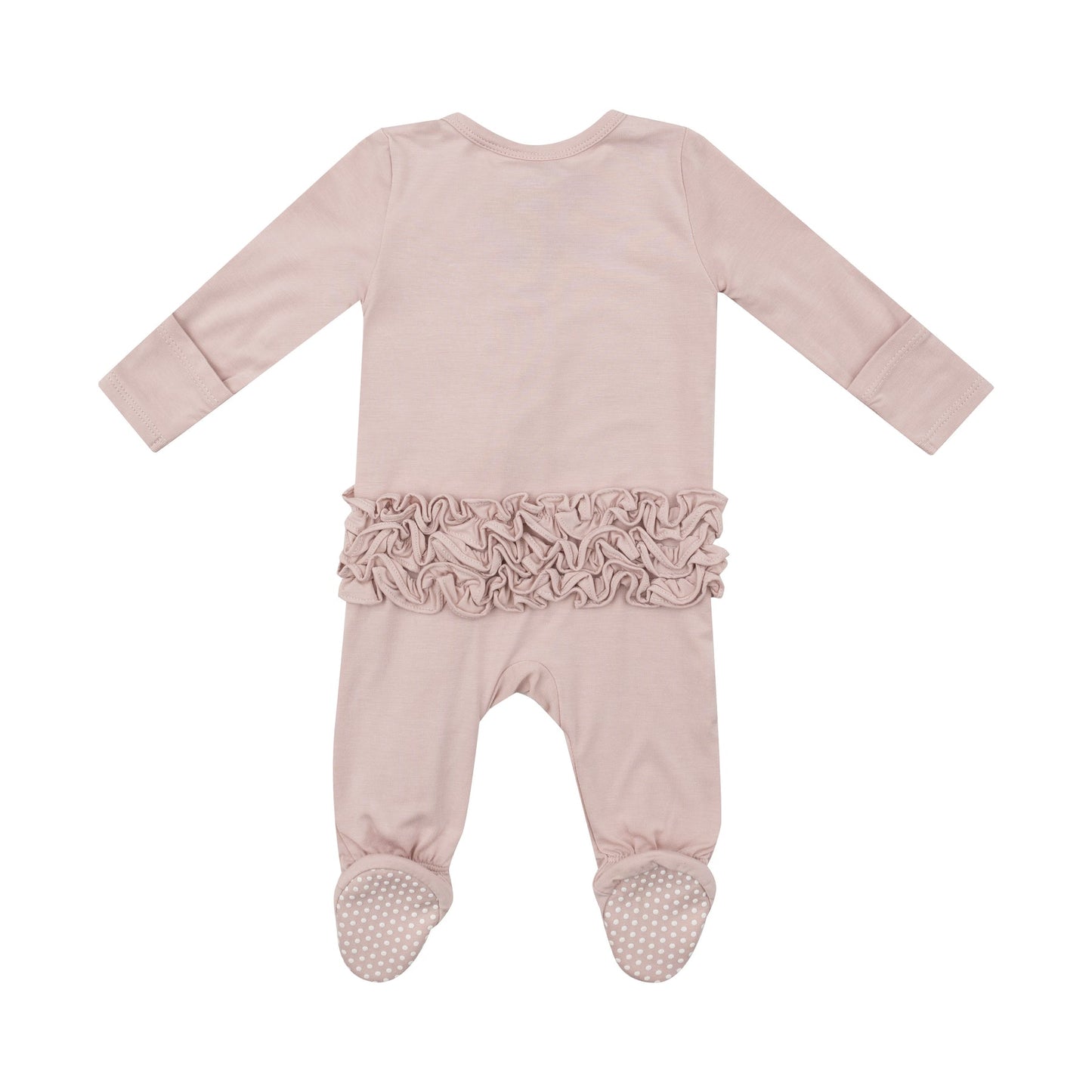 SEPIA ROSE  2 WAY ZIPPER RUFFLE  FOOTIE