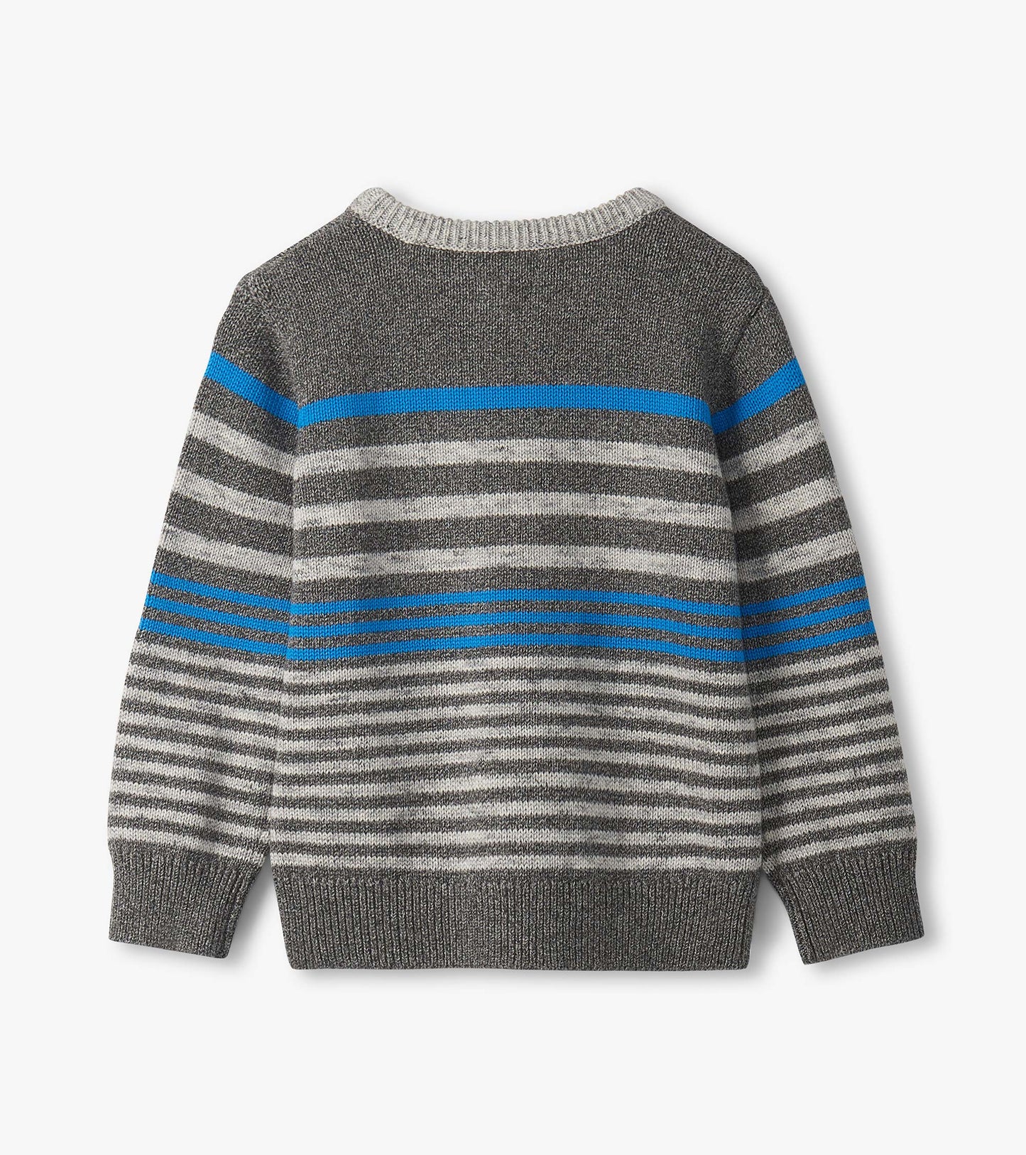 Speckle Stripe Crew Neck Sweater