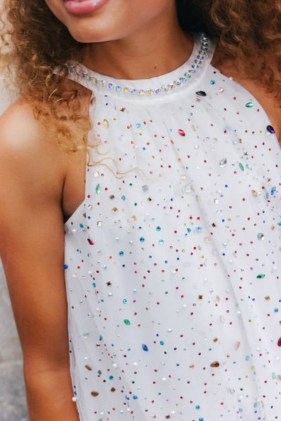 Rainbow Crystal Gem Dress
